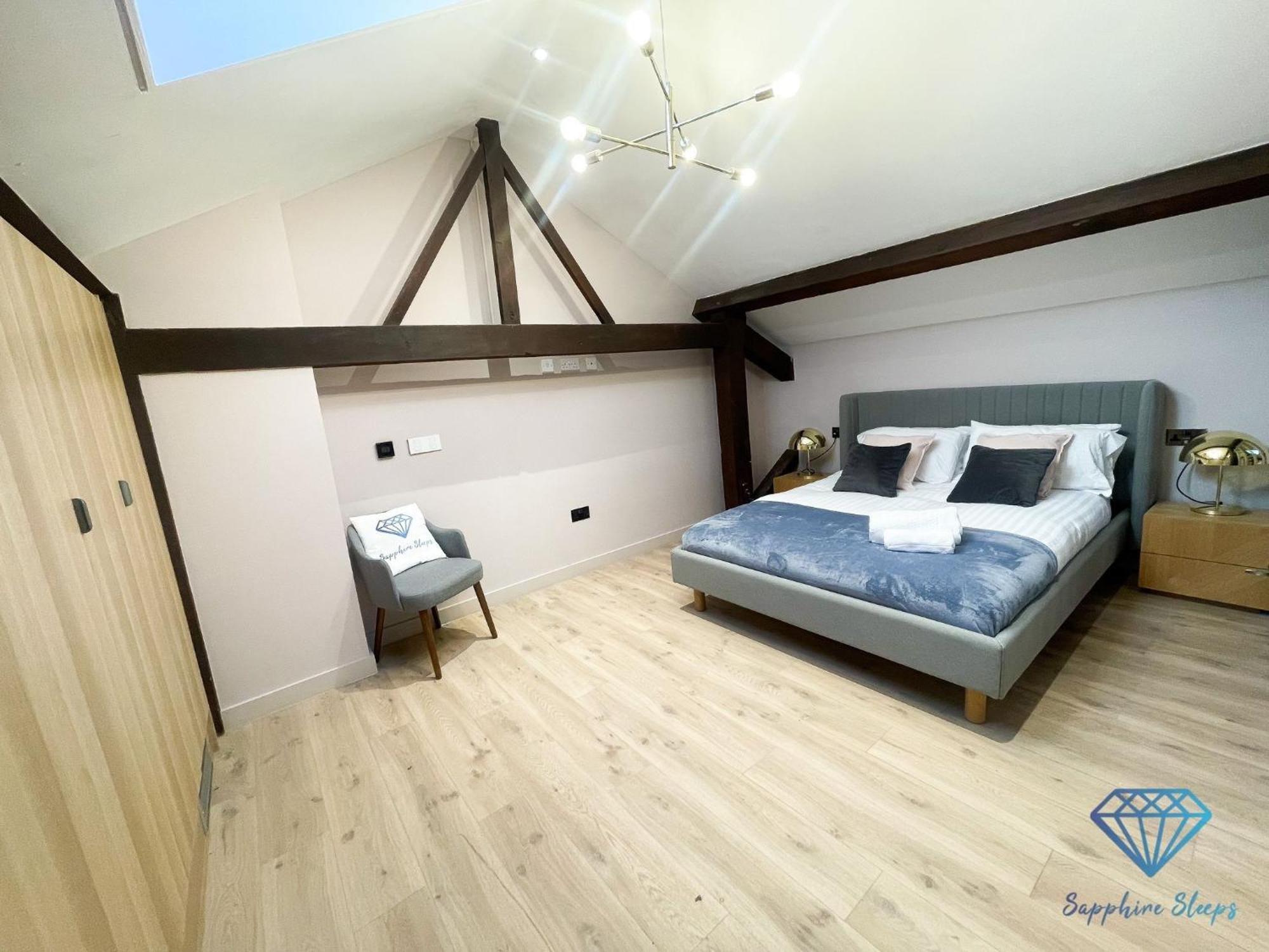 M1 City Centre 3 Bed 3 Bath Luxe Penthouse Manchester Dış mekan fotoğraf